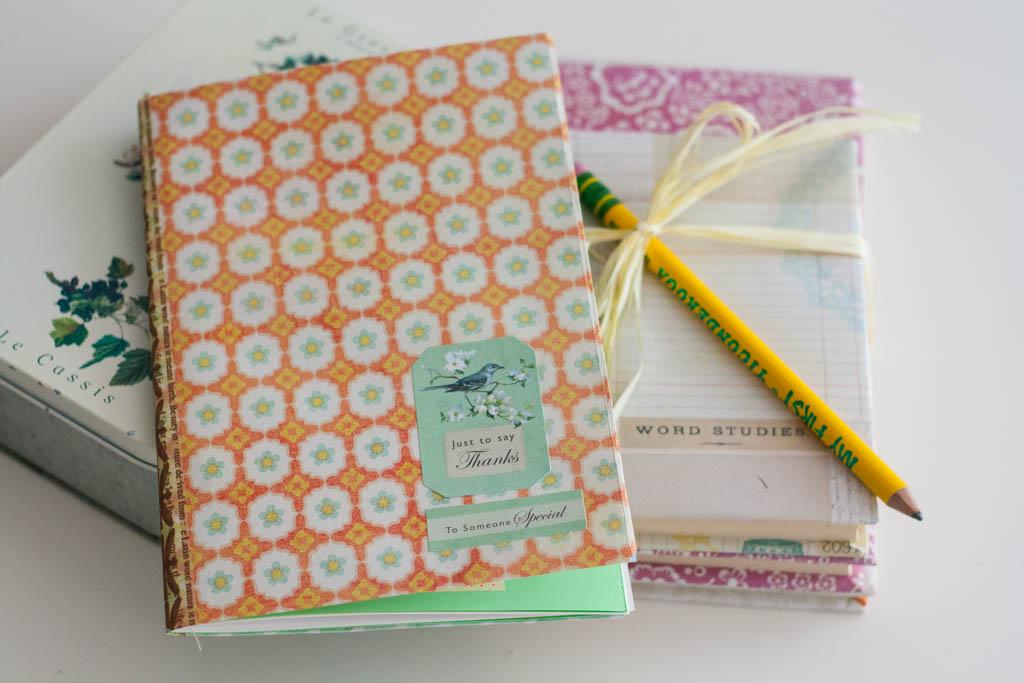 cuaderno hecho a mano