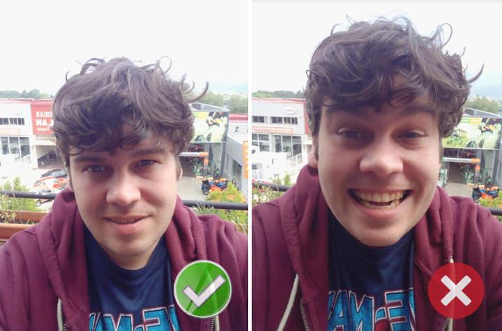 sacar el selfie perfecto