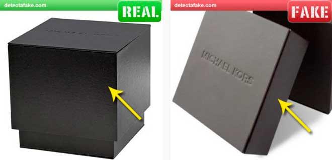 caja auténtica de reloj michael kors de antes de 2012