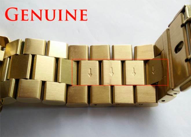 eslabones removibles de una correa de reloj michael kors auténtico