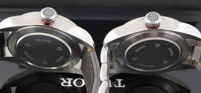 comparativa dos relojes tudor, copia y auténtico