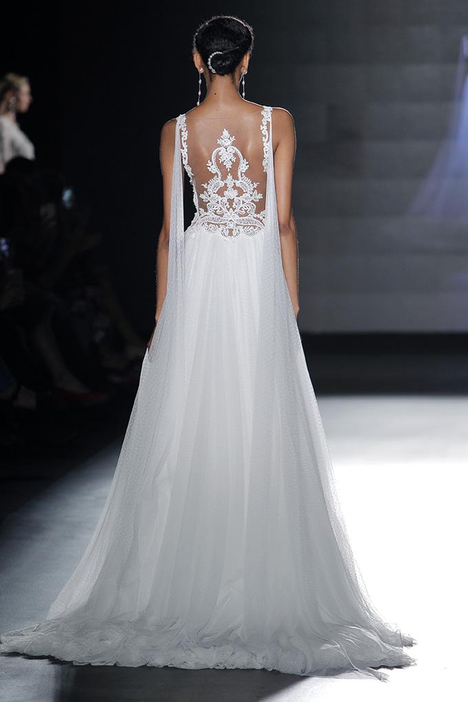 Vestido de novia transparencias 2019