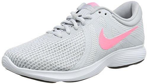 Nike Revolution 4, Zapatillas de Running para Mujer, Gris (Pure Platinum/Sunset Pulse-Wolf Grey 016), 37.5 EU