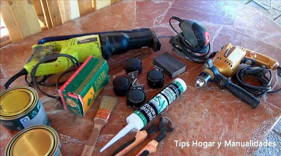 Mesa de centro con palets reciclados