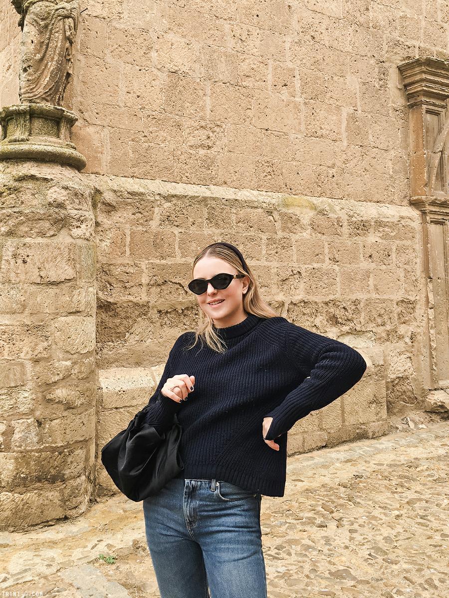 Trini | 3.1 Phillip Lim sweater Acne Studios jeans Manolo Blahnik shoes