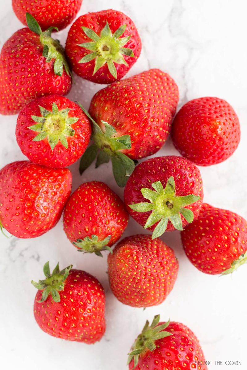 ensalada con fresas
