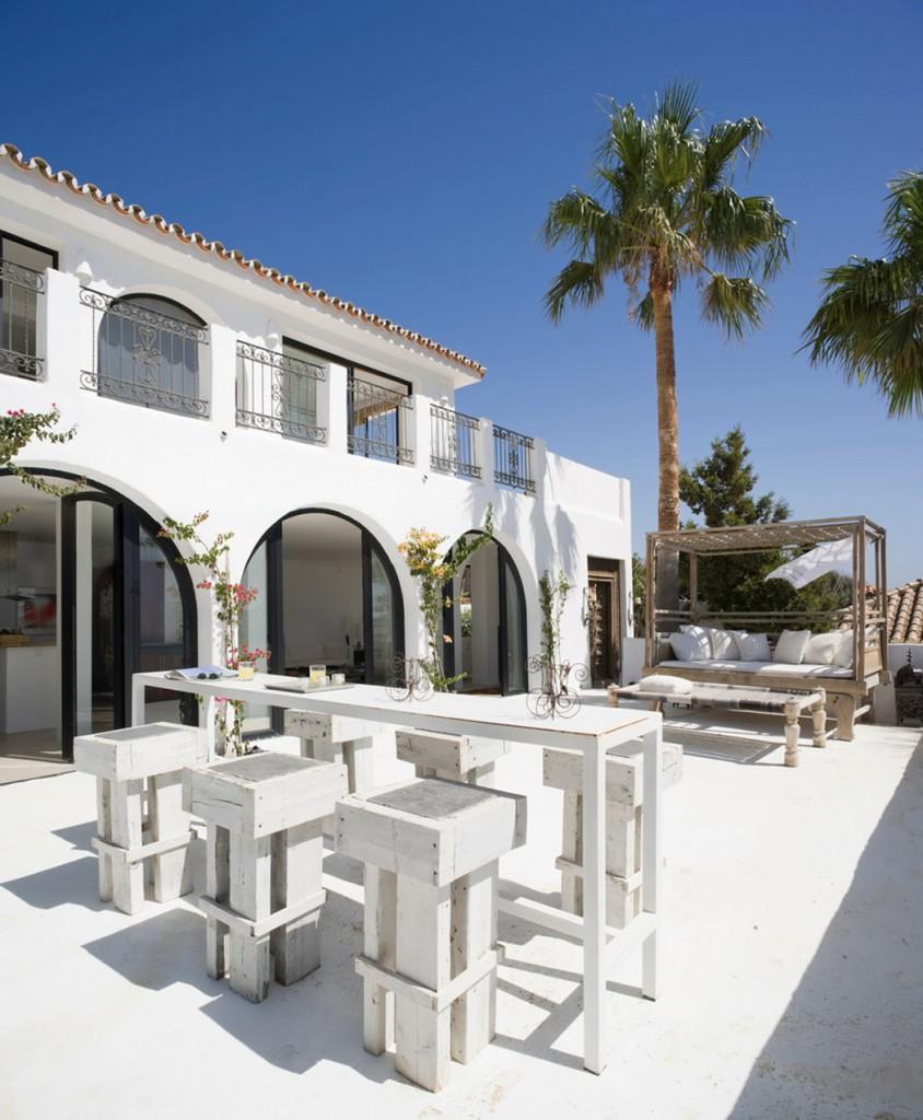 Decoración exterior terraza