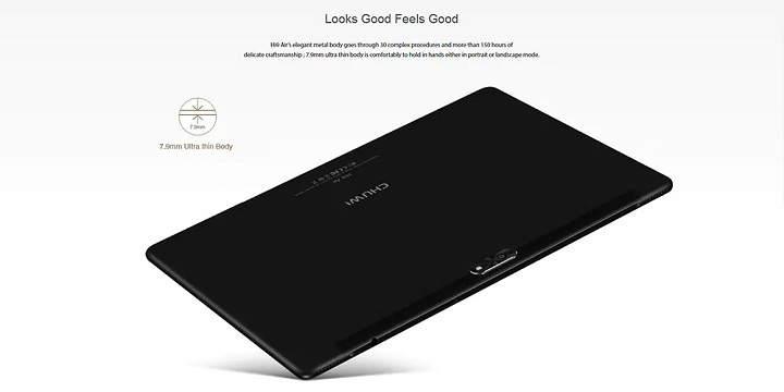 Análisis de Chuwi Hi 9 Air, una tablet de gama media-premium con Android 8.0, pantalla 2.5K, 4GB de RAM, cámara y una potente batería especificaciones precio y opinion