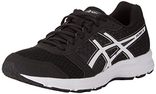Asics Patriot 8, Zapatillas de Running Hombre, Negro (Black/White/White), 48 EU