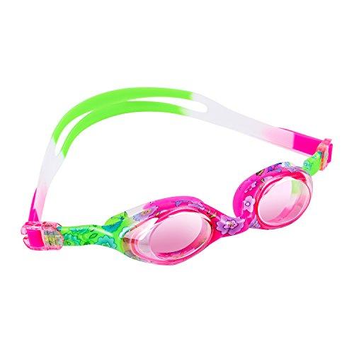 Gafas de natación para niños, UPhitnis Sin fugas Anti-niebla Protección UV Triathlon Gafas de natación para niños Niñas Juventud