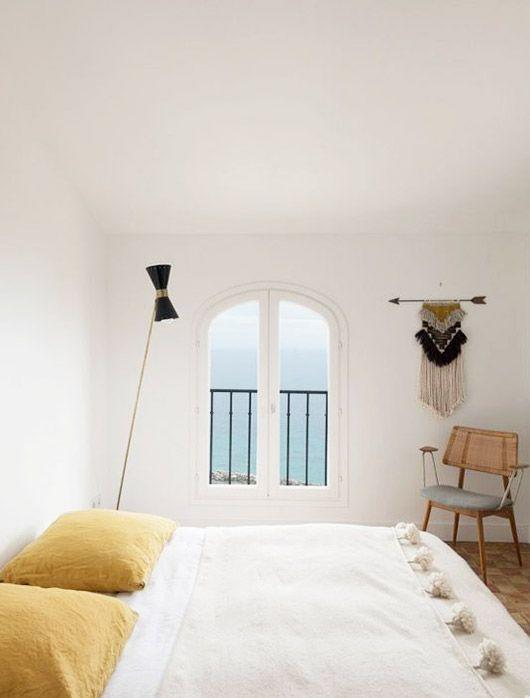 dormitorios de casas de verano minimalistas