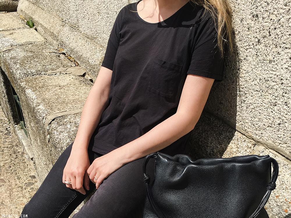 Trini |Balenciaga jeans The Row loafers