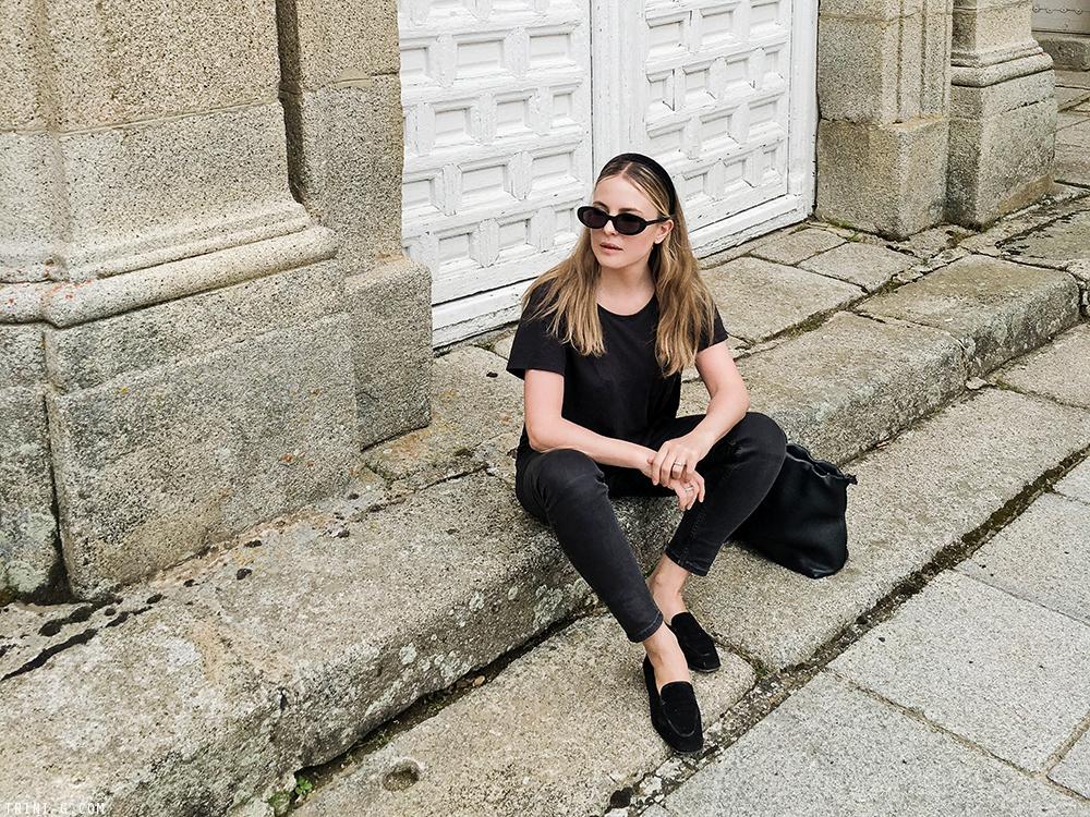 Trini |Balenciaga jeans The Row loafers