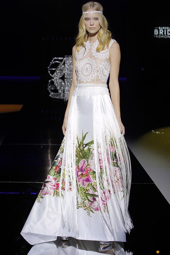 vestidos novia y vestidos invitada boda Sonia Peña Bridal Fashion Week