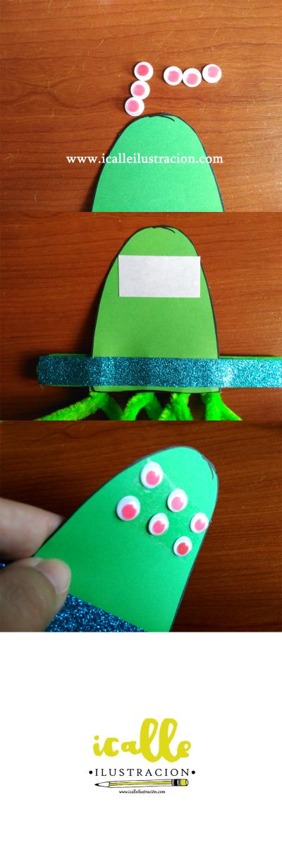 Muñecos divertidos con imanes paso a paso marciano