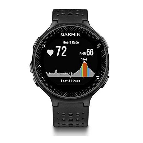 Garmin Forerunner 235 - Reloj con pulsómetro en la muñeca, unisex, color negro y gris, talla única