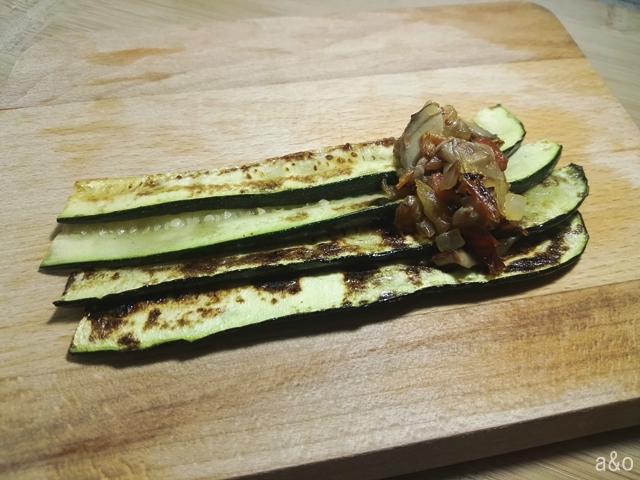 Canelones de calabacín