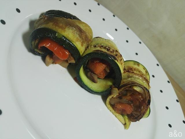 Canelones de calabacín