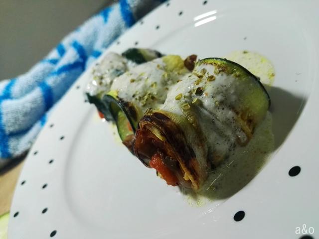 Canelones de calabacín