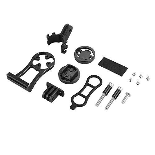 Kreema Soporte de la extension del manillar de la bicicleta de la bici de la carretera de MTB Soporte de montaje de la computadora de ciclo para la camara GPS de GARMIN Bryton Cateye GoPro