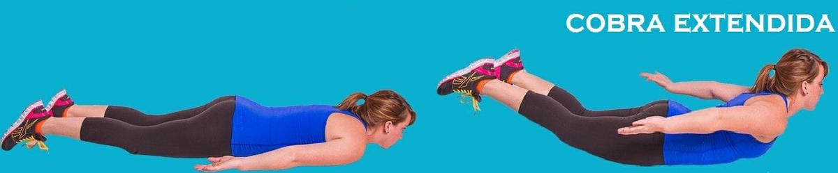 Fisioterapia de columna vertebral, ejercicio de cobra extendida