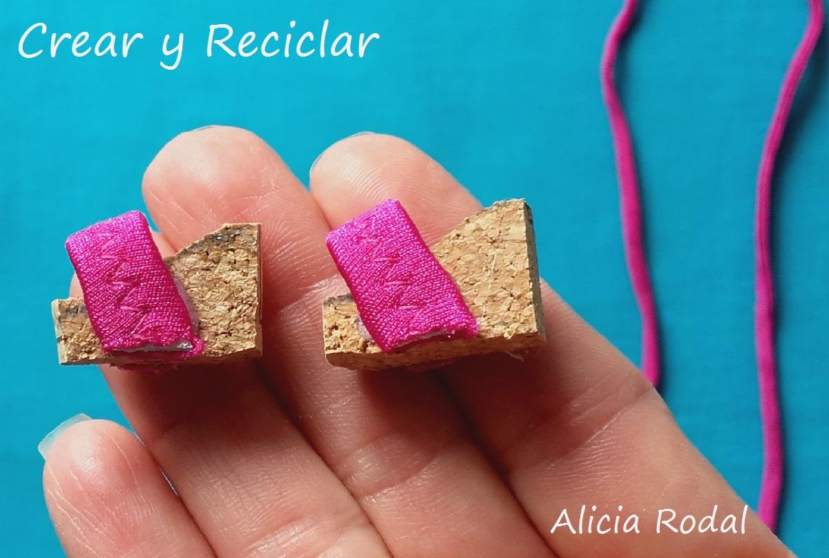 zapatos para muñecas con corcho DIY 