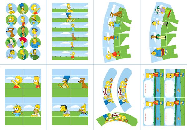Kit de fiesta gratuito Simpson