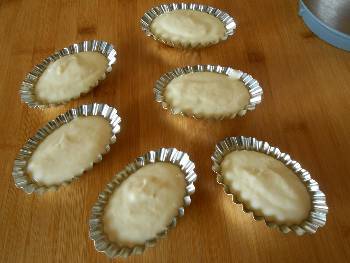 Magdalenas de nata (crema de leche) y limón