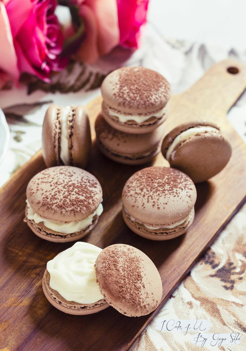 macarons de tiramisu