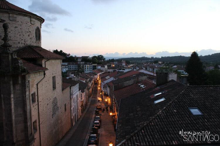 Salida de Santiago por el Camino a Finisterre
