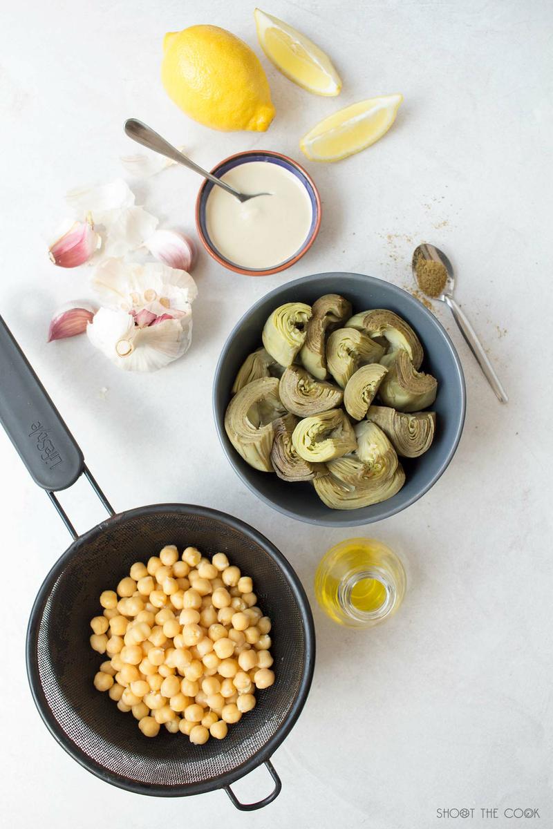 hummus alcachofa