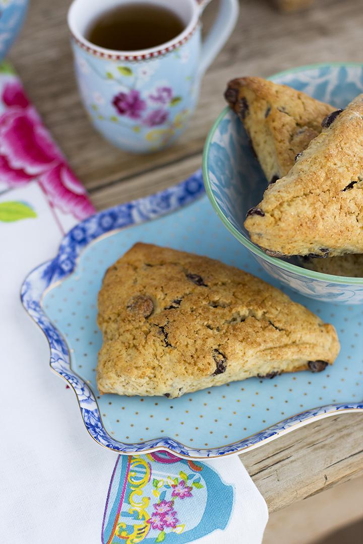 Scones con Chocolate receta fácil y rápida para la merienda