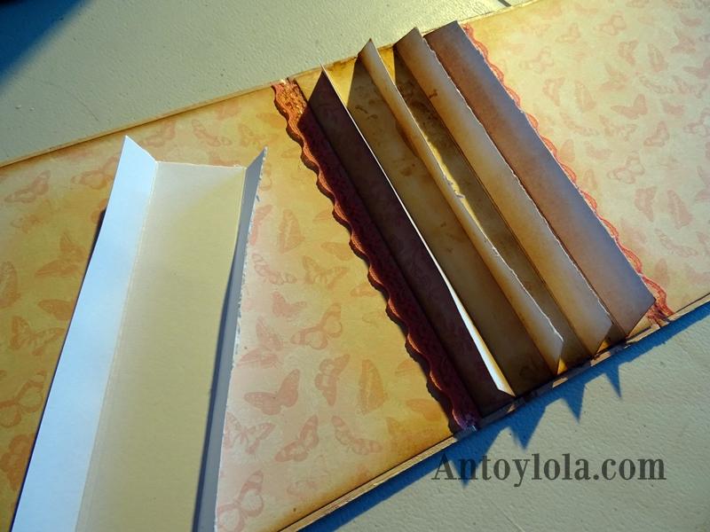 como hacer la estructura de un mini álbum con una caja de galletas