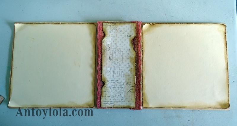 como hacer la estructura de un mini álbum con una caja de galletas