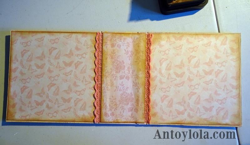 como hacer la estructura de un mini álbum con una caja de galletas