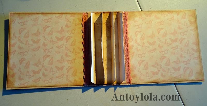 como hacer la estructura de un mini álbum con una caja de galletas