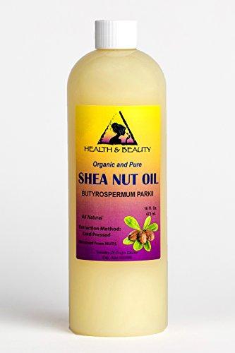 Shea Nut Oil Organic African Karite Oil Carrier Cold Pressed Premium Fresh 100% Pure 32 oz