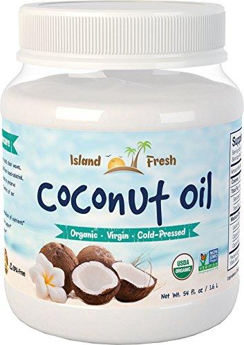Island Fresh Superior Organic Virgin Coconut Oil, 54 Ounce