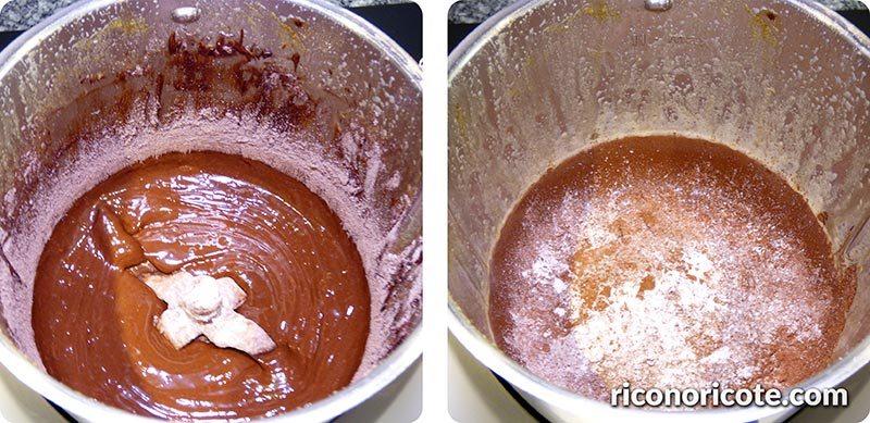 Galletas brownie de chocolate