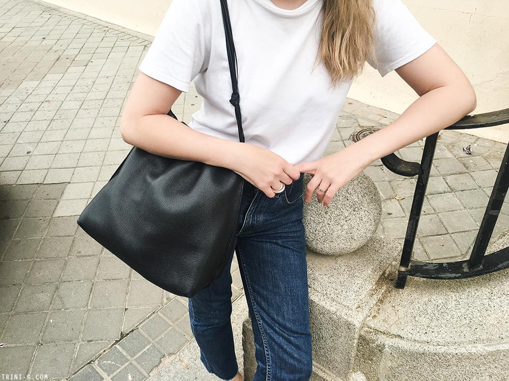 Trini | Levis jeans The Row t-shirt