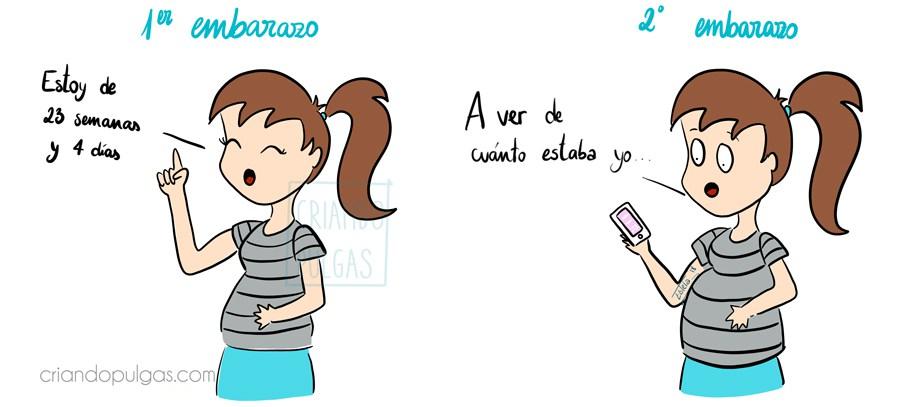 diferencias entre primer y segundo embarazo - control gestacional