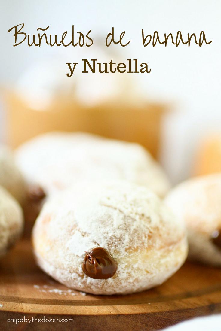 Buñuelos de Banana y Nutella