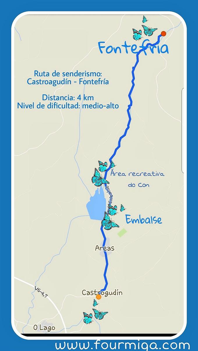 Itinerario Castroagudín - Fontefría