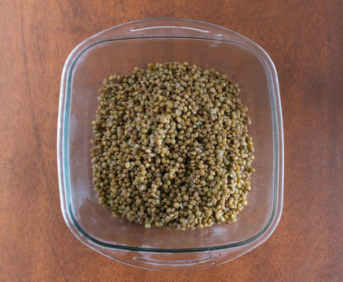 Receta de ensalada de lentejas
