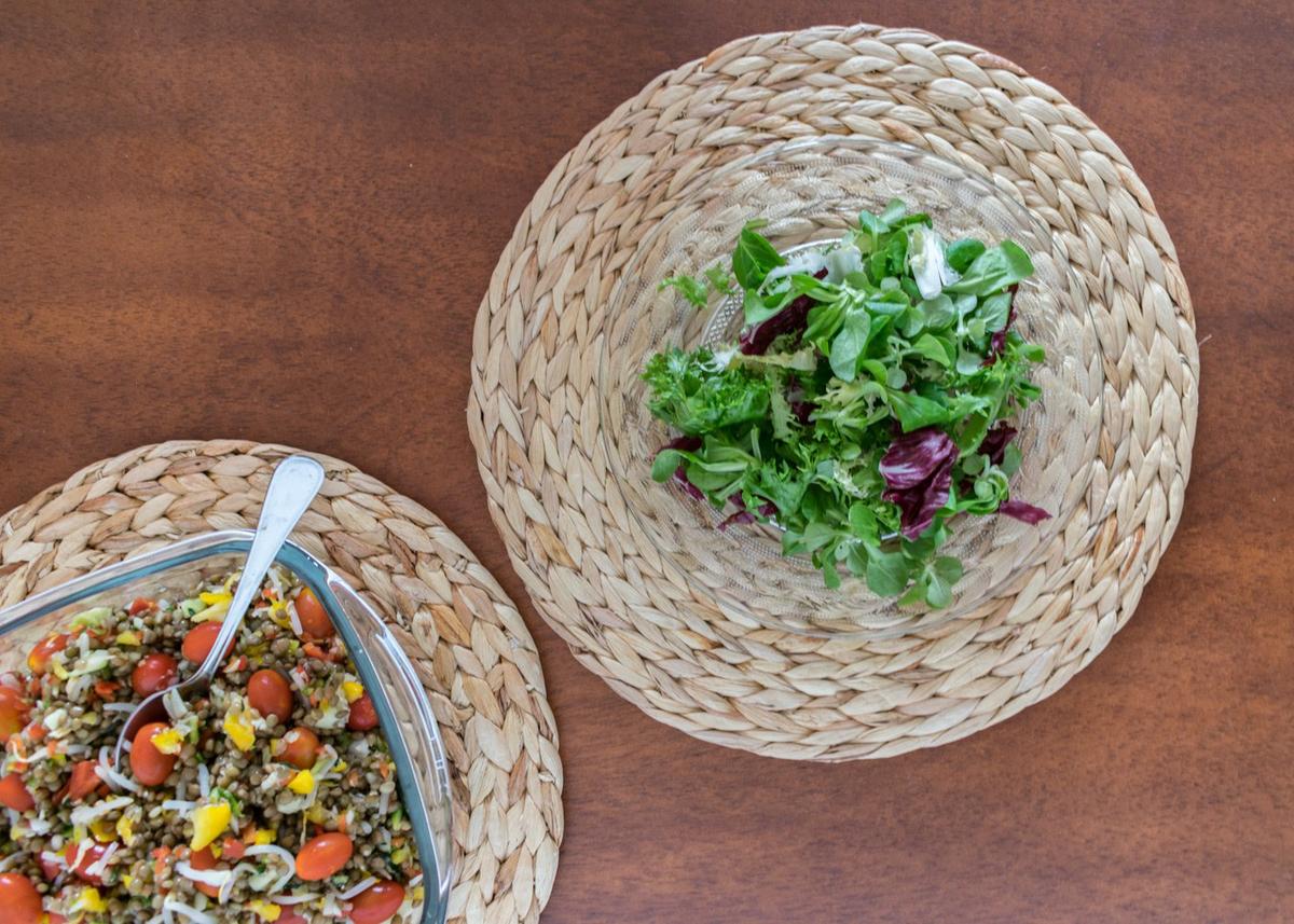 Receta de ensalada de lentejas