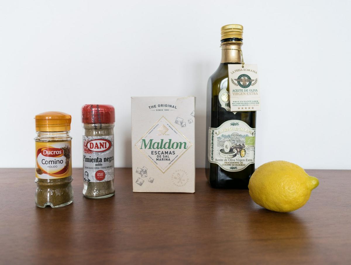 Receta de ensalada de lentejas - aliño