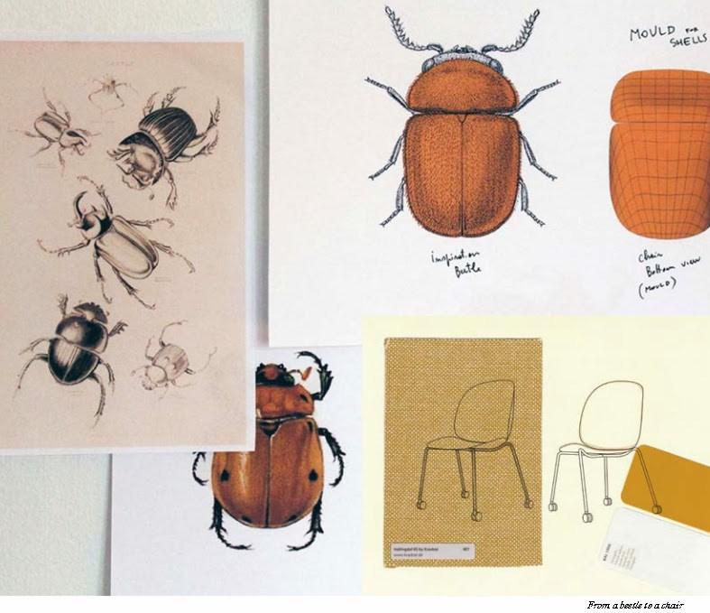 Objeto decorativo: Silla Beetle -02