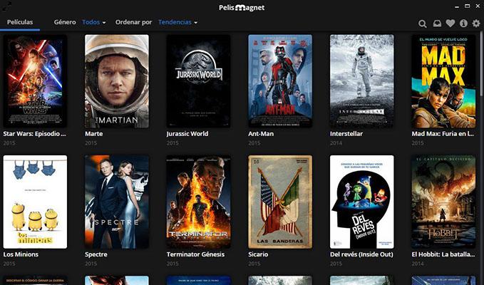 Apps para ver películas Pelismagnet