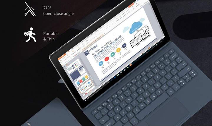 ALLDOCUBE KNote 2 en 1 análisis reseña review de este tablet PC con CPU Intel Celeron N3450 6GB RAM 128GB eMMC Windows 10 Home como sistema operativo Dual WiFi 2.4GHz/5.0GHz y batería de 4000mAh especificaciones precio y opinión