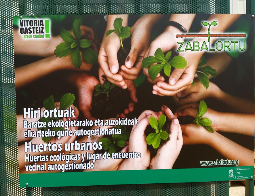 Huertos urbanos Zabalortu en Zabalgana
